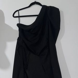 Stylish blouse one shoulder off large back